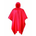 Rps Outdoors RPS TRAVEL/EMERGENCY PONCHO RED 51-111R